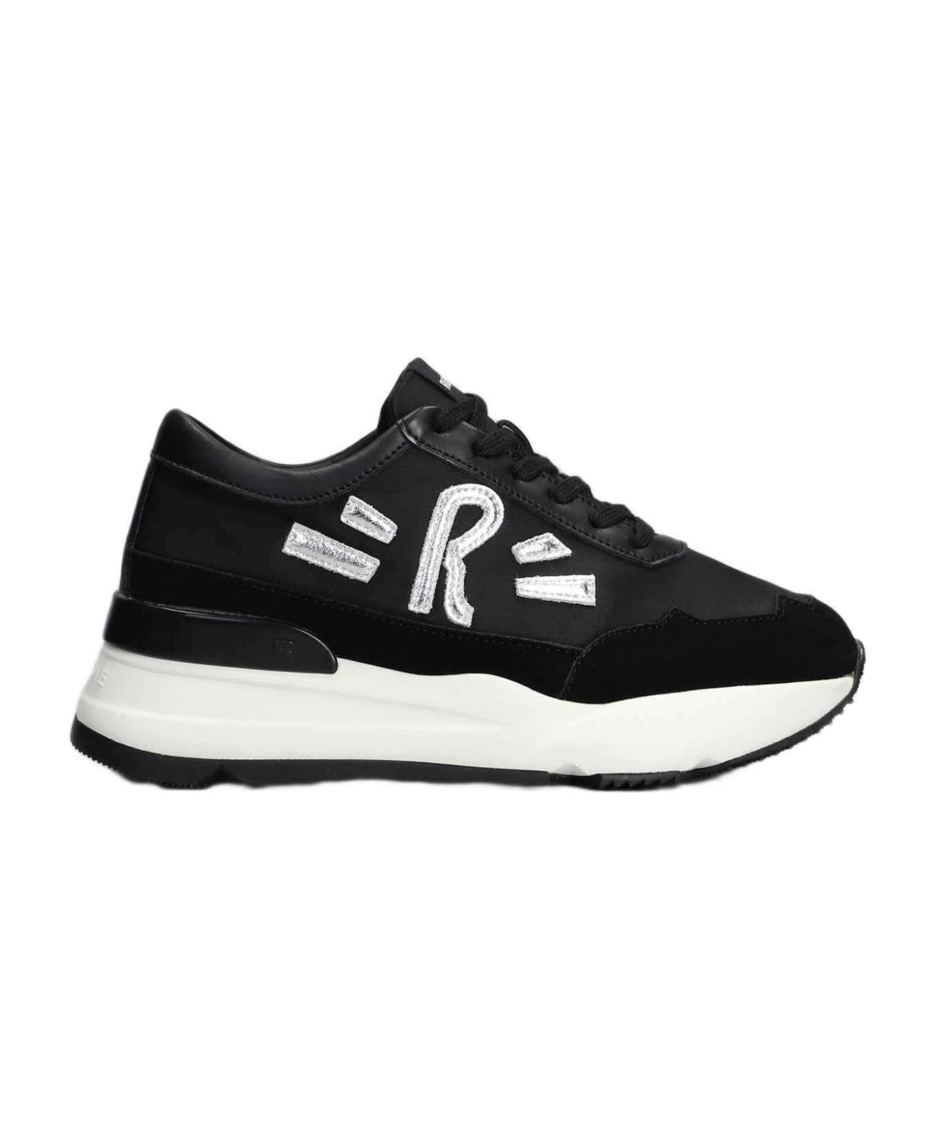 Ruco Line R-evolve Sneakers In Black Suede And Leather - black