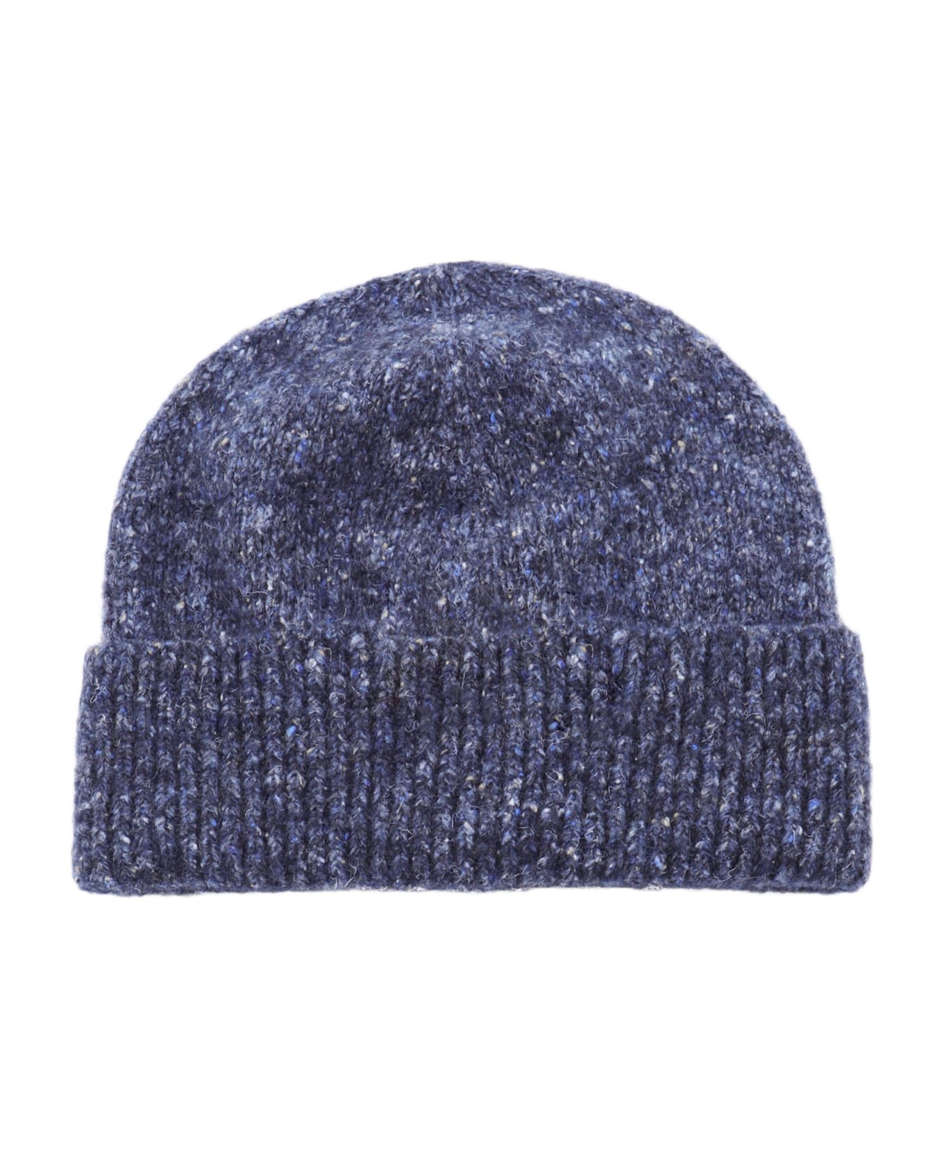 Brunello Cucinelli Blue Cashmere Hat - Denim