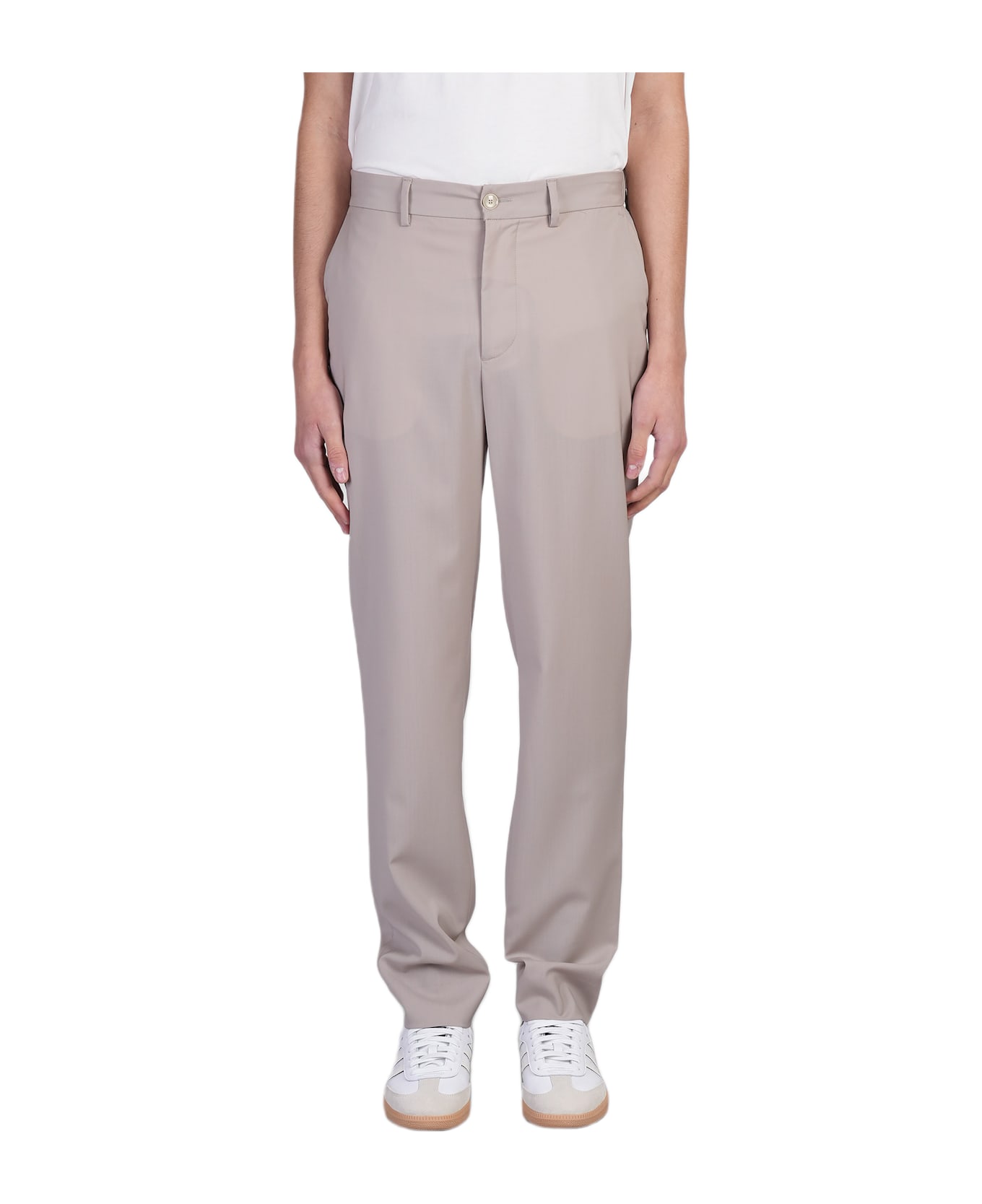 Barena Pinco Pants In Beige Wool - beige