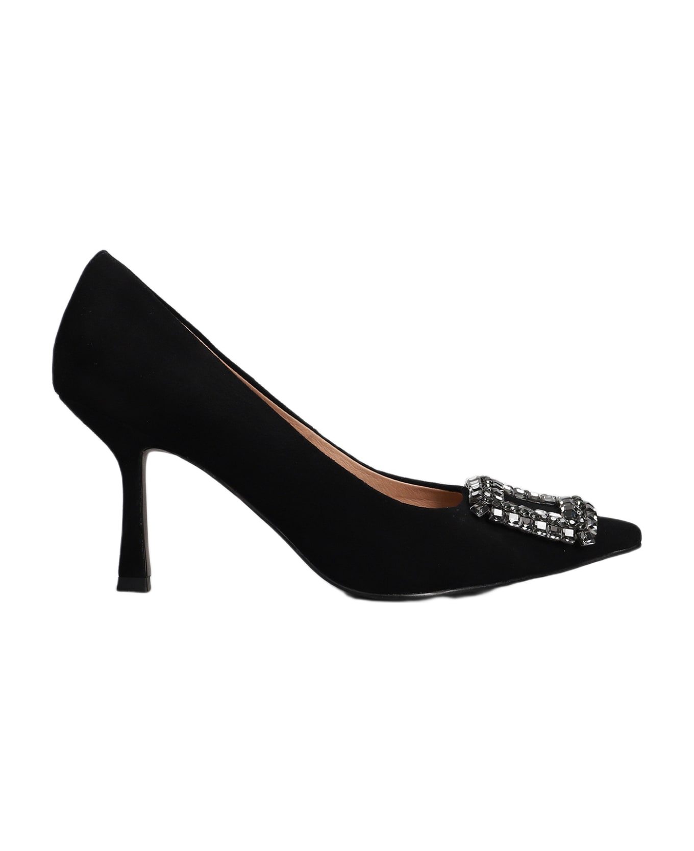 Bibi Lou Pumps In Black Suede - black