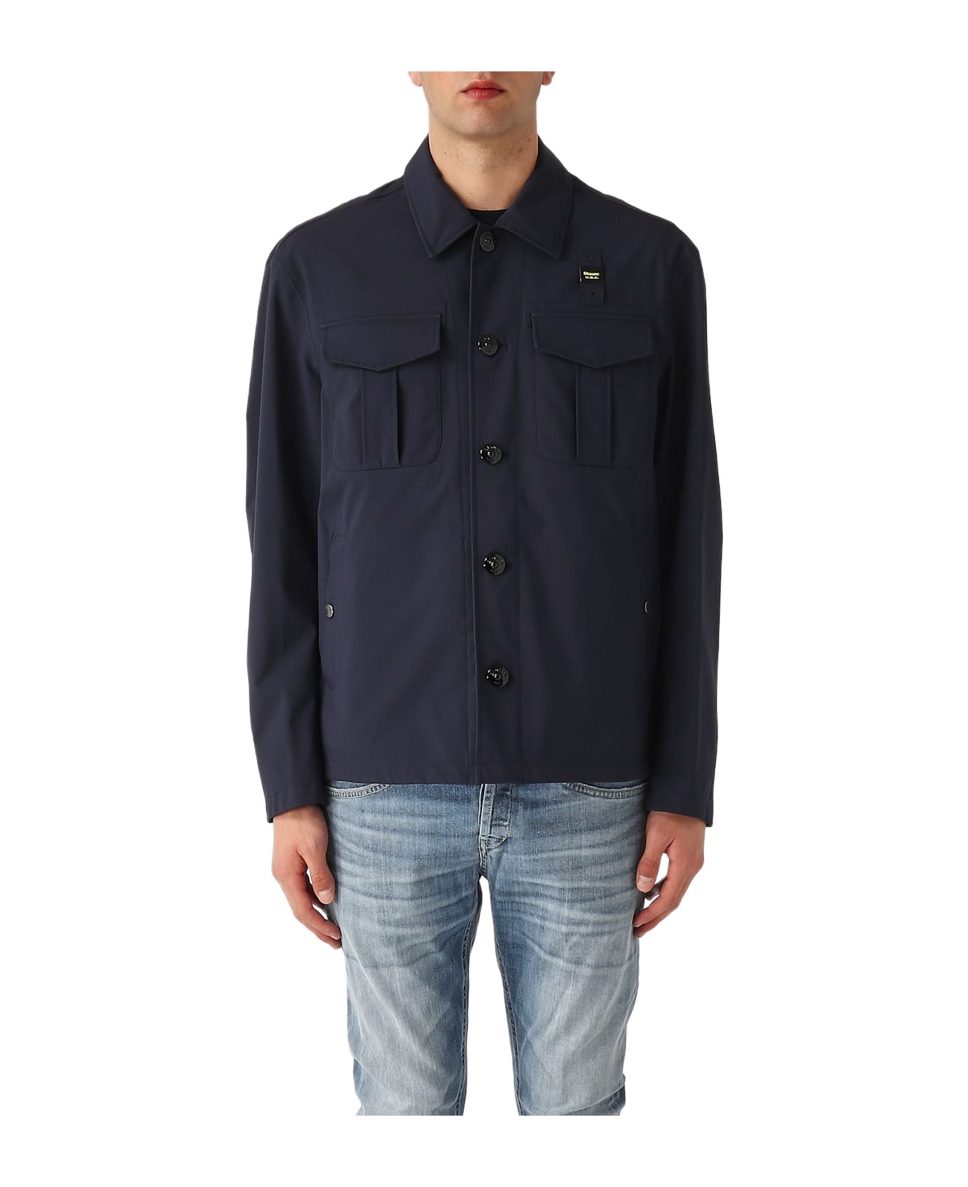 Blauer Giubbotto Gorham Regular-fit Soft Shell Jacket - BLU NAVY