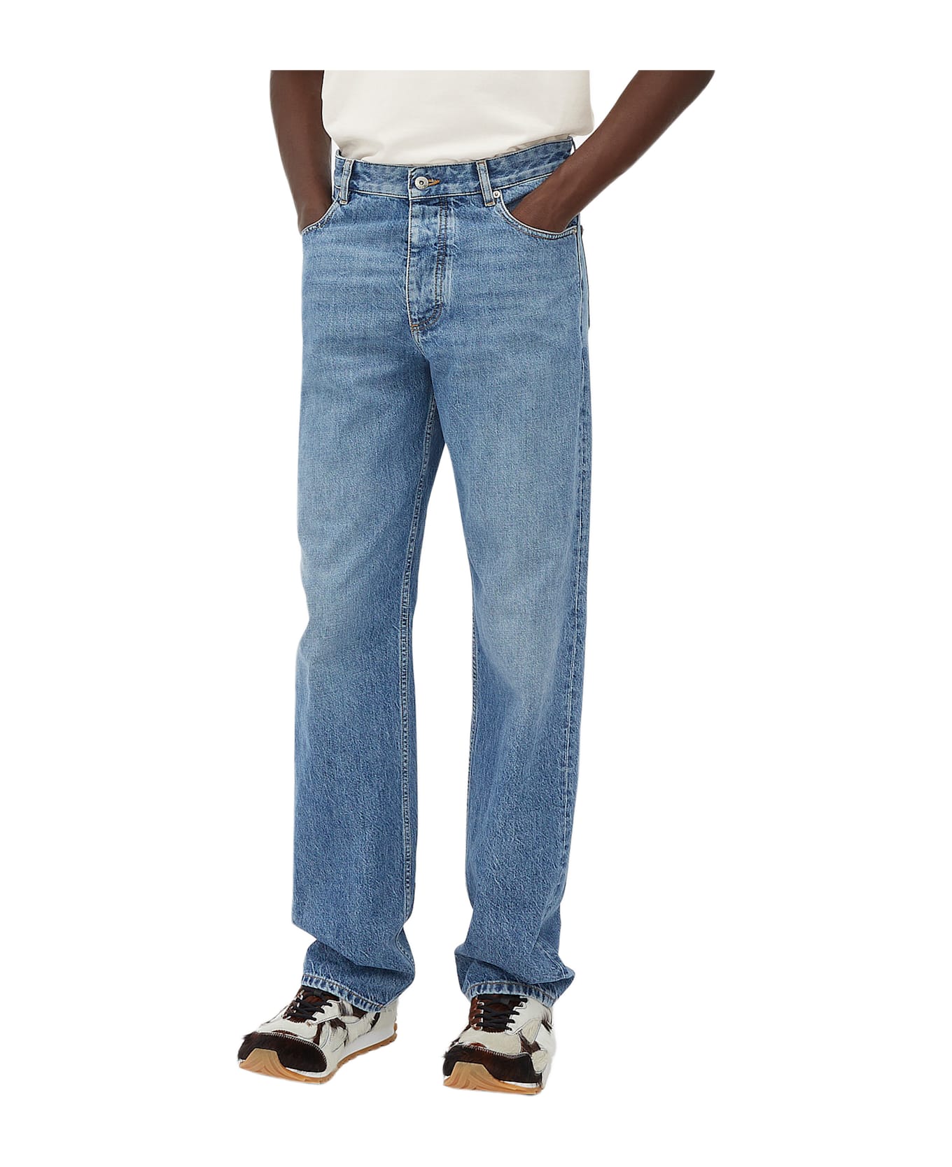 Bottega Veneta Vintage Indigo Straight Leg Jeans - Blue