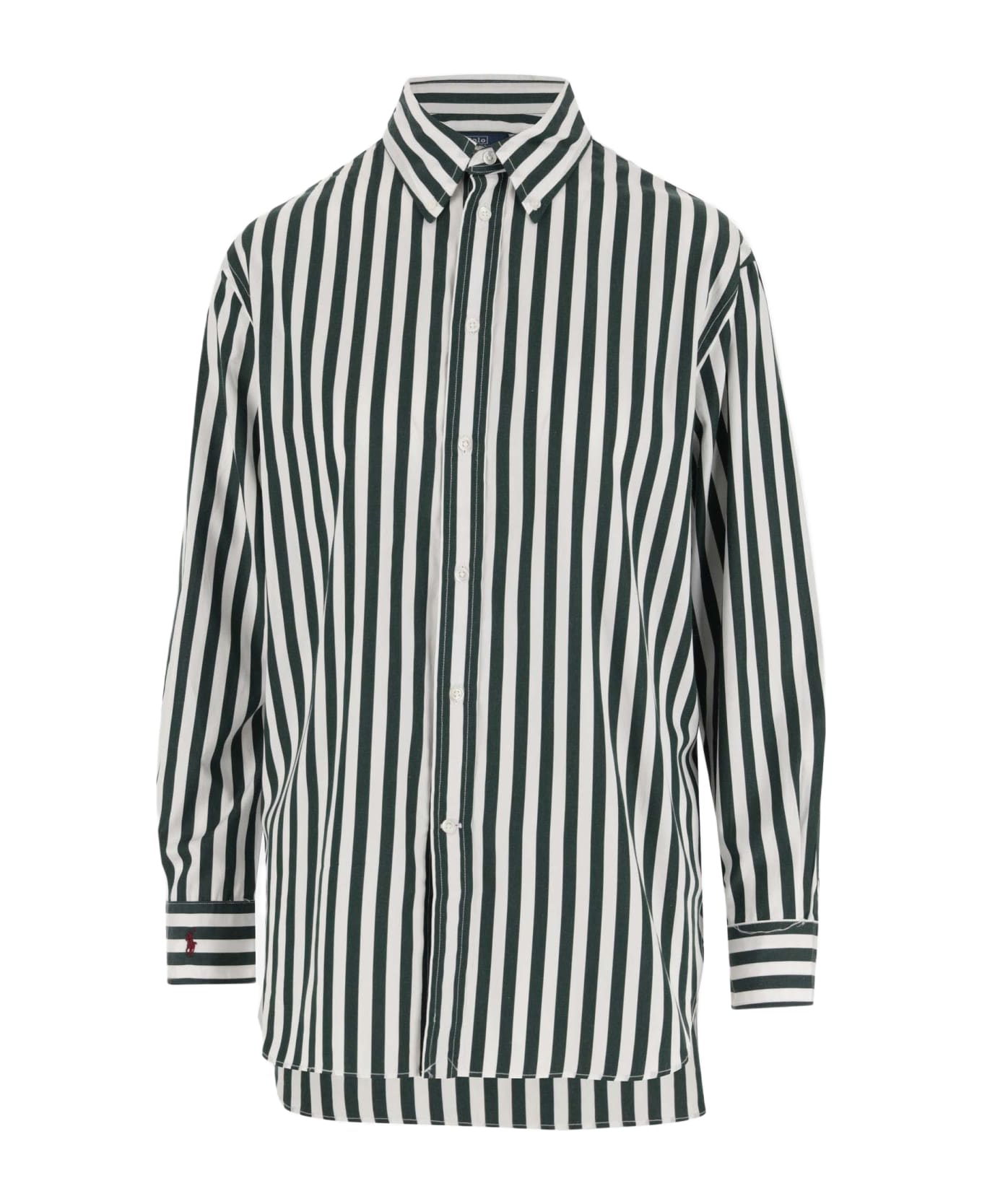 Ralph Lauren Cotton Shirt With Striped Pattern - Red