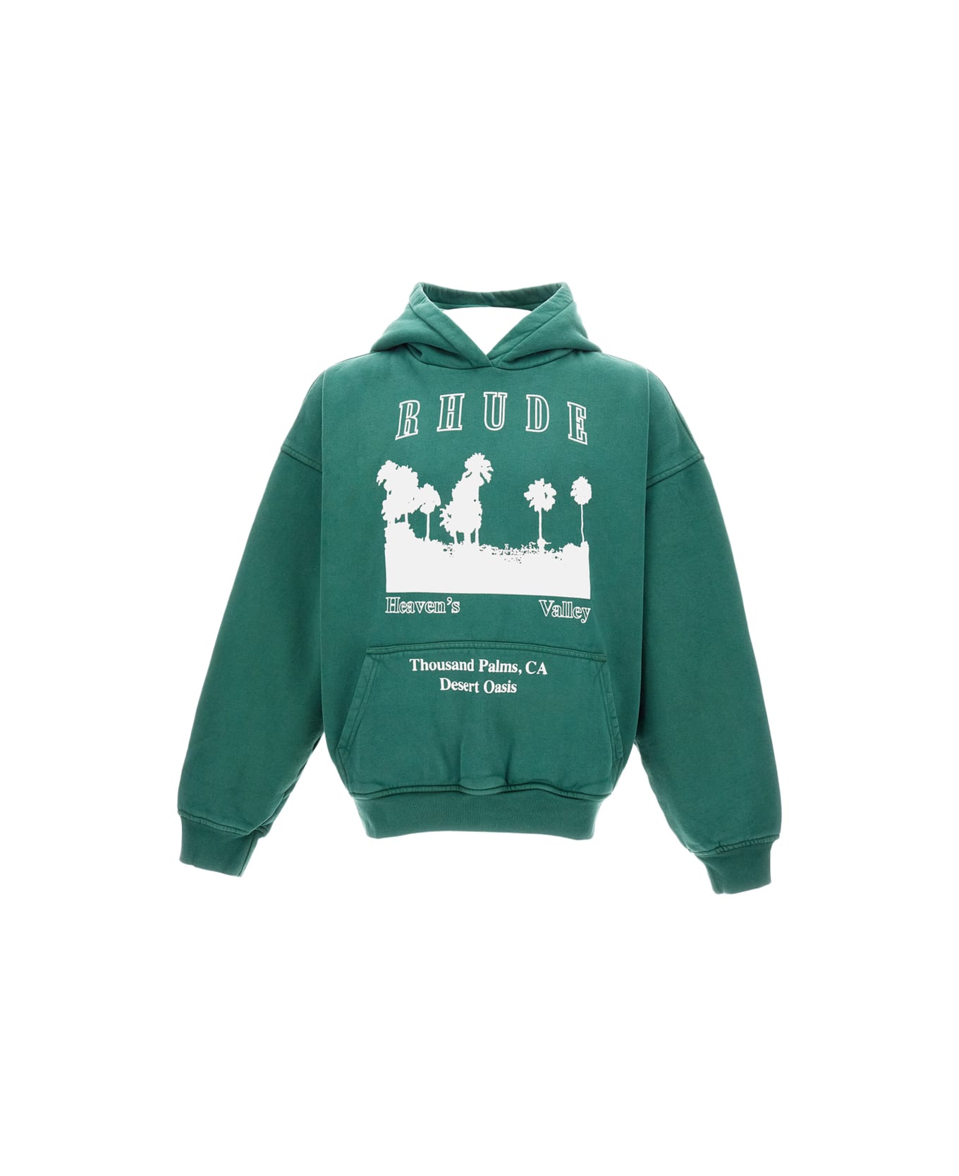 Rhude Thousand Palms Hoodie - Green