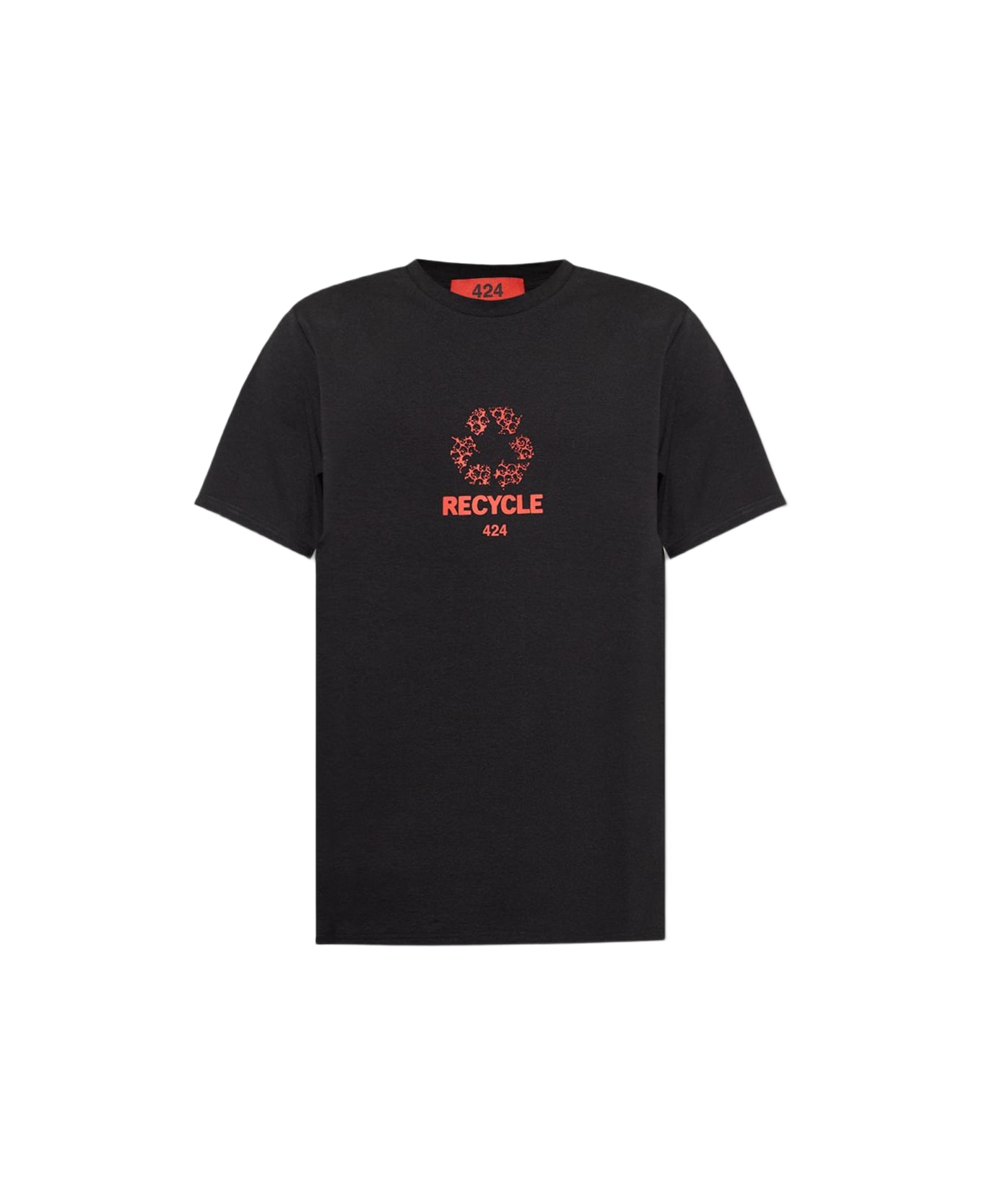 FourTwoFour on Fairfax Printed T-shirt - Black