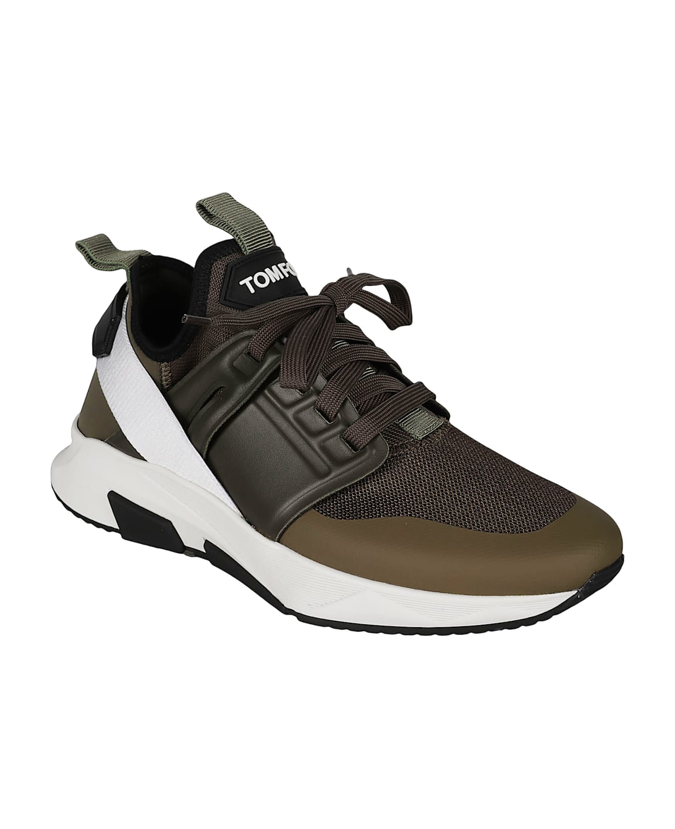 Tom Ford Jago Sneakers - Khaki/White