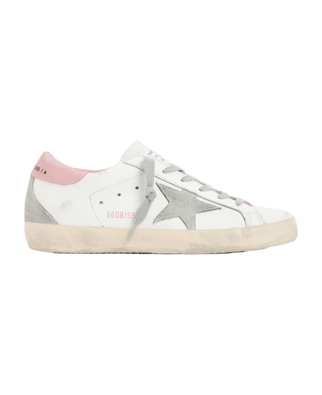 Golden Goose Superstar Leather Sneakers - White Ice Light Pink