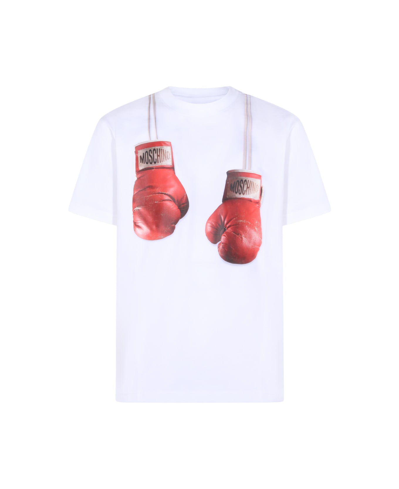 Moschino White Cotton T-shirt - White