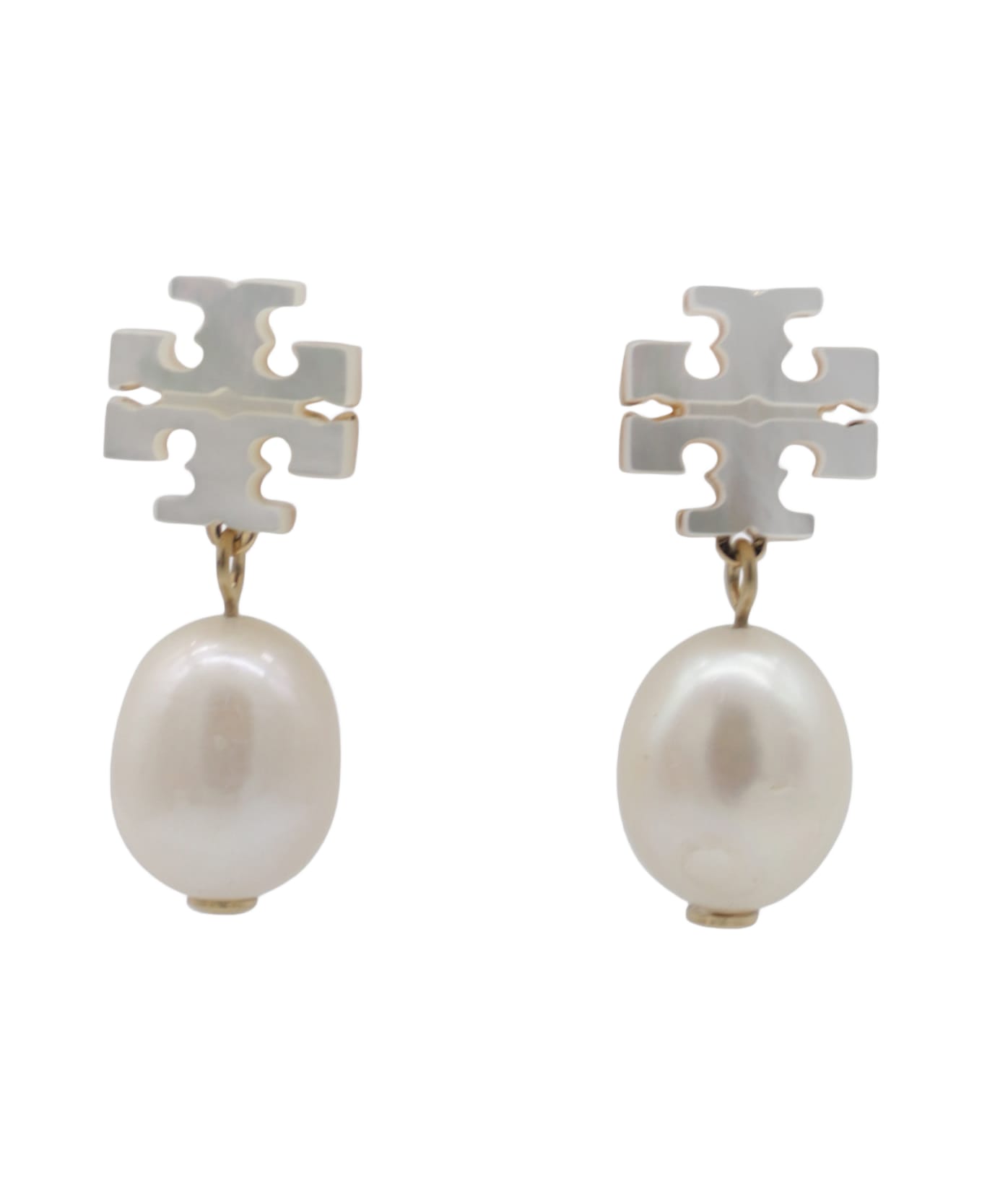 Tory Burch White Earrings - White