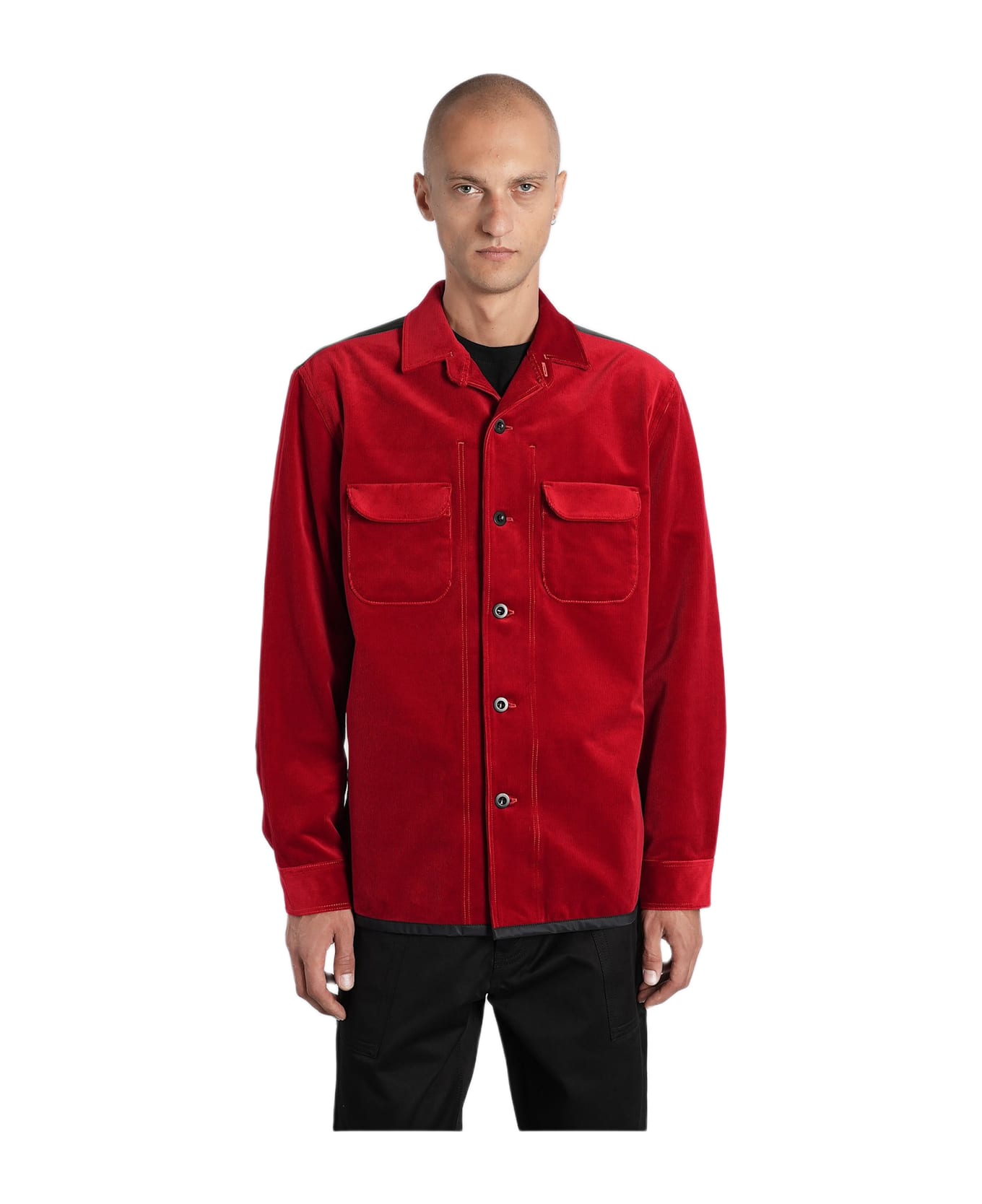 Junya Watanabe Casual Jacket In Red Cotton - red