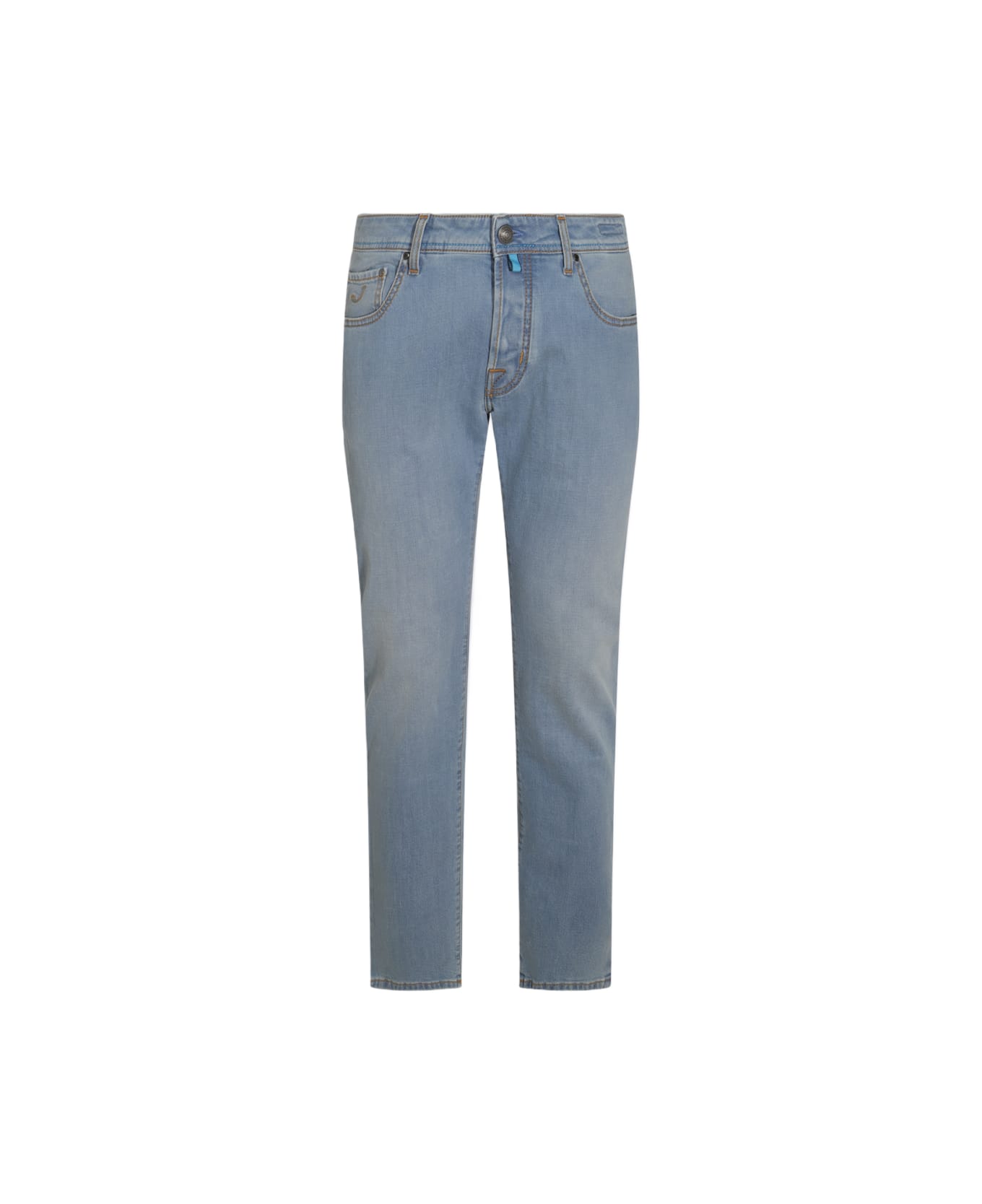 Jacob Cohen Light Blue Nick Slim Jeans - Nero
