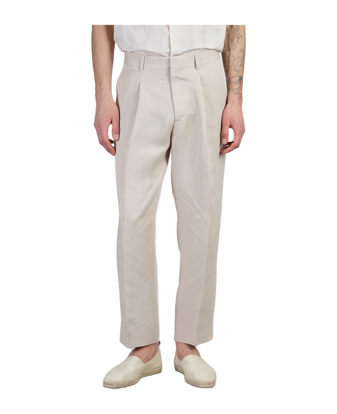 costumein Vincent Pants In Beige Cly - beige