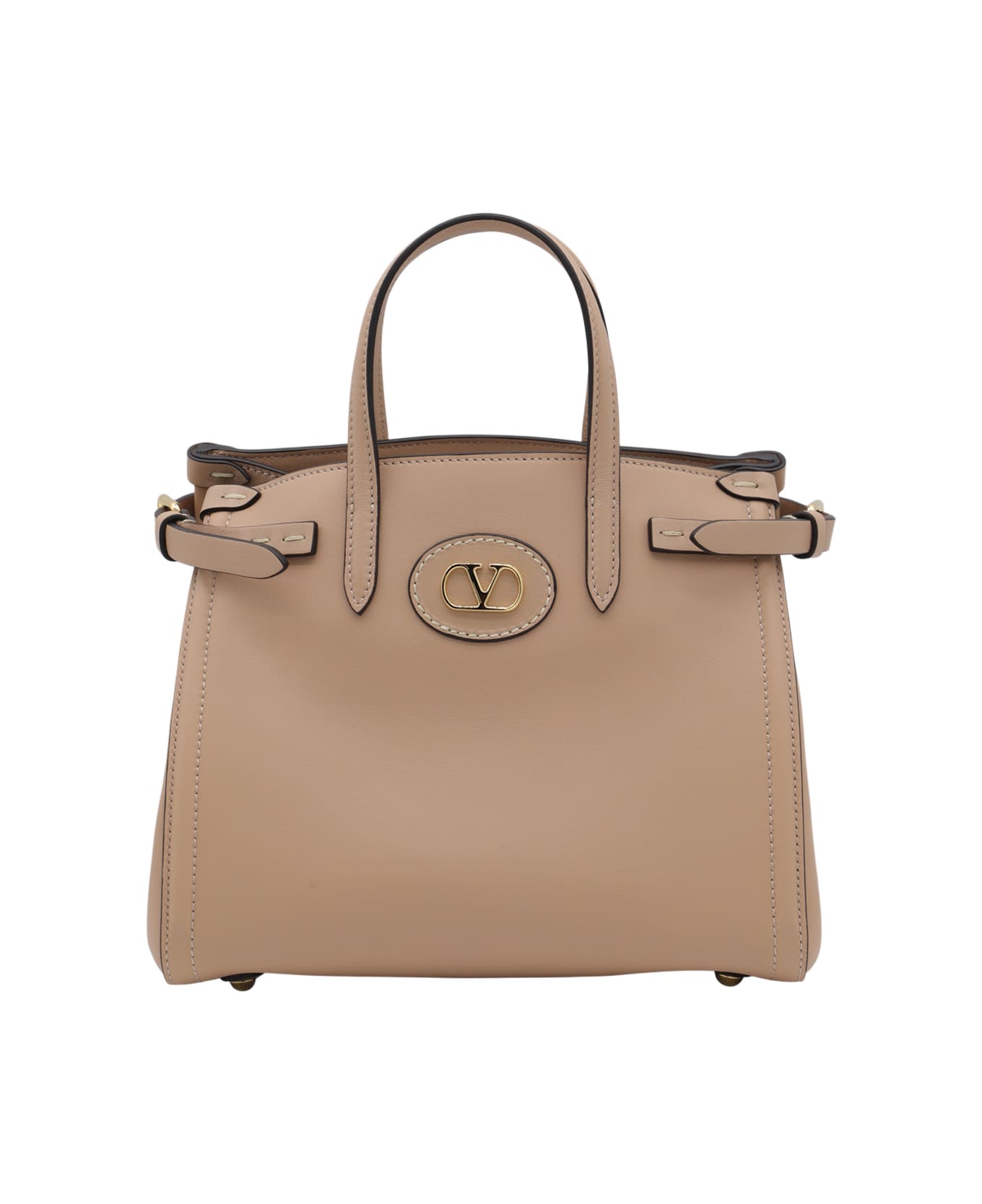 VALENTINO GARAVANI ピンク レザー Small Antibes Tote Valentino Garavani Pink Leather Small Antibes Totes