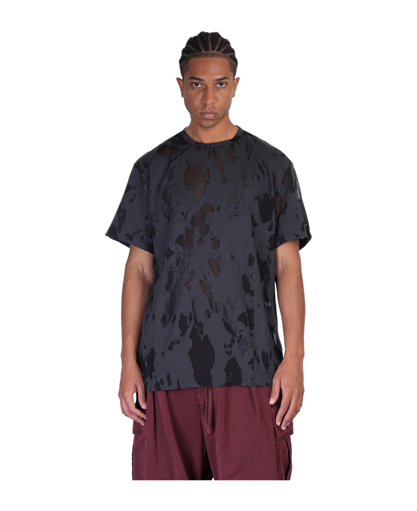 Alexander McQueen T-shirt In Grey Cotton - grey