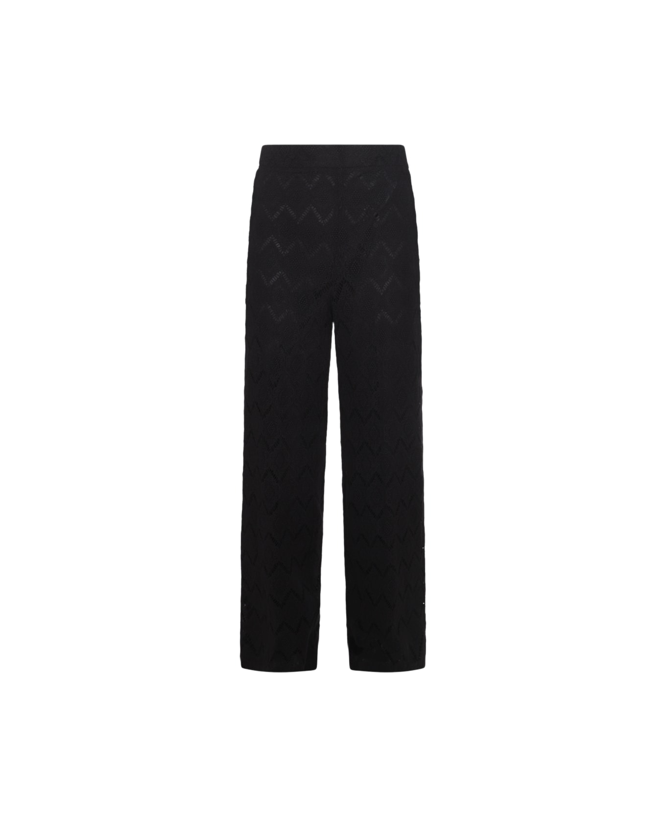 TwinSet Black Cotton Pants - Black
