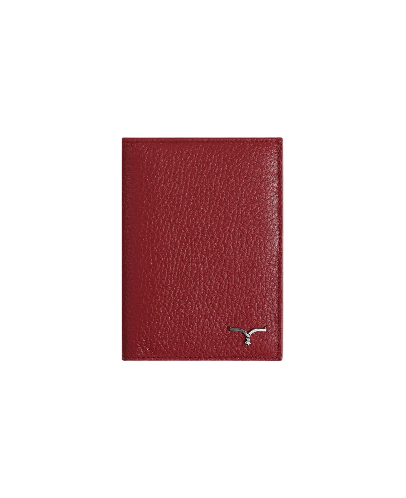 Larusmiani Passport Cover Fiumicino Accessory - DarkRed