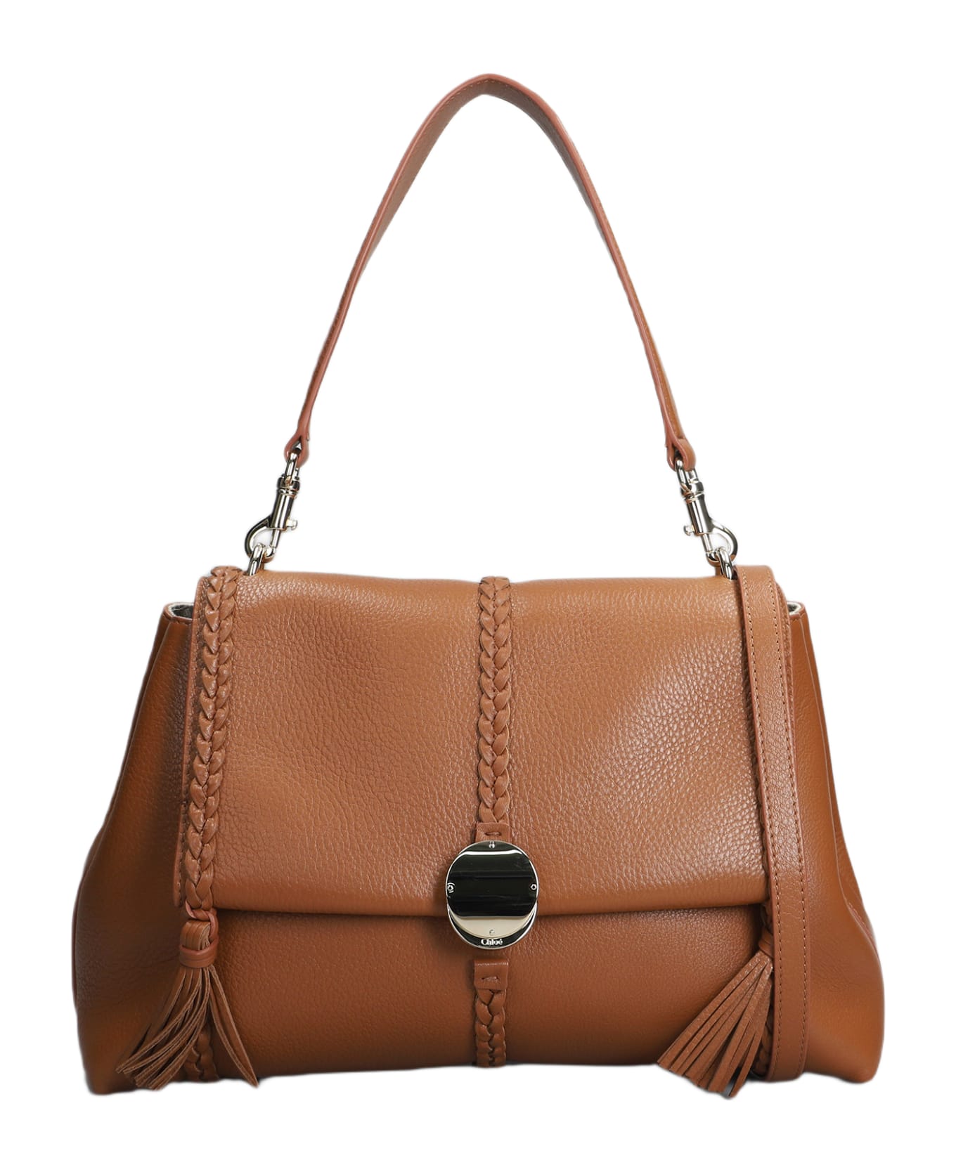 Chloé Penelope Shoulder Bag In Leather Color Leather - leather color