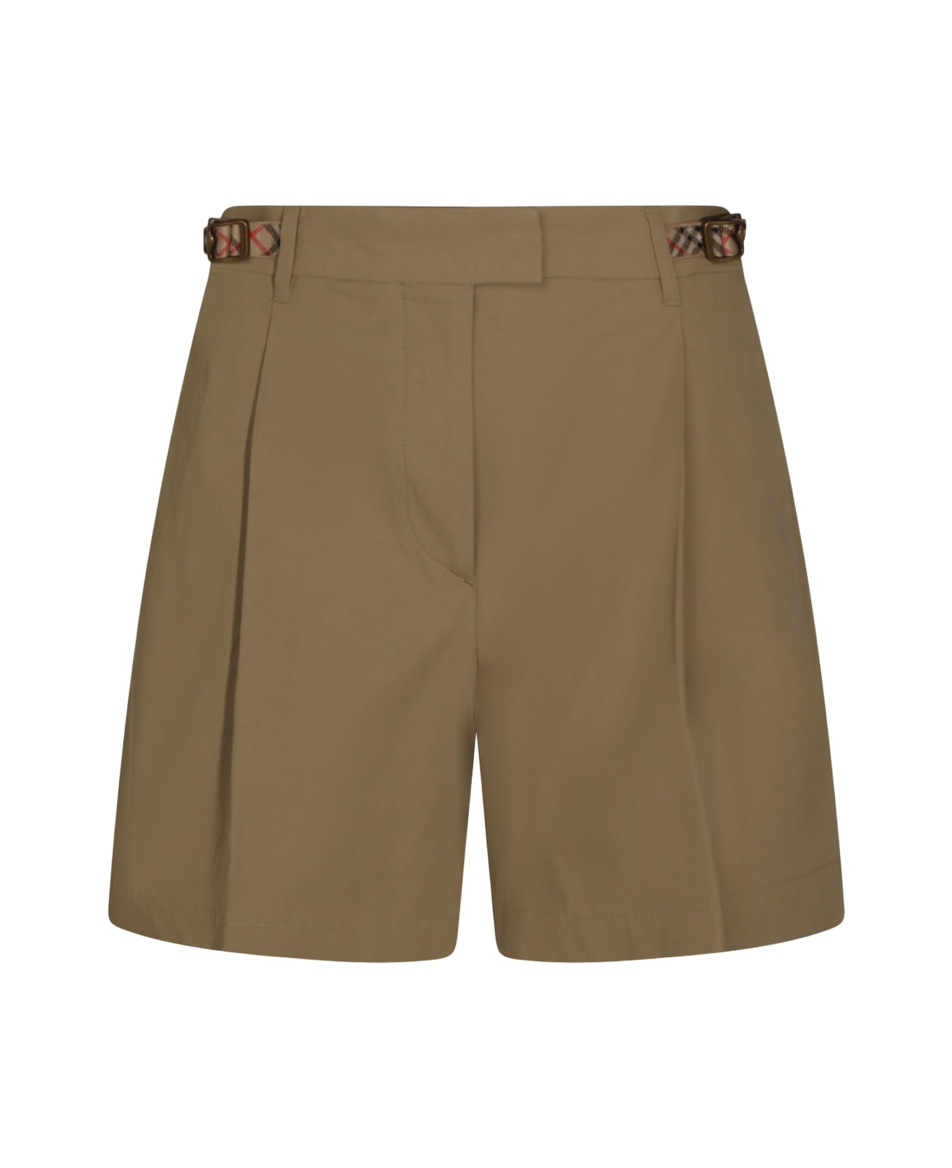 Burberry Beige Cotton Short - SPARROW BEIGE