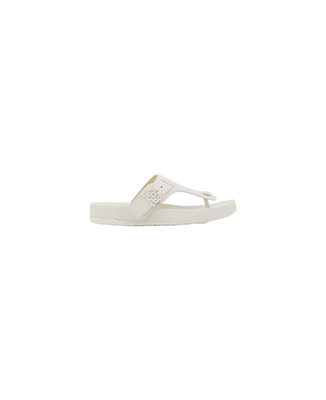 Loewe 35mm Loewe Comfort Leather Sandals - White