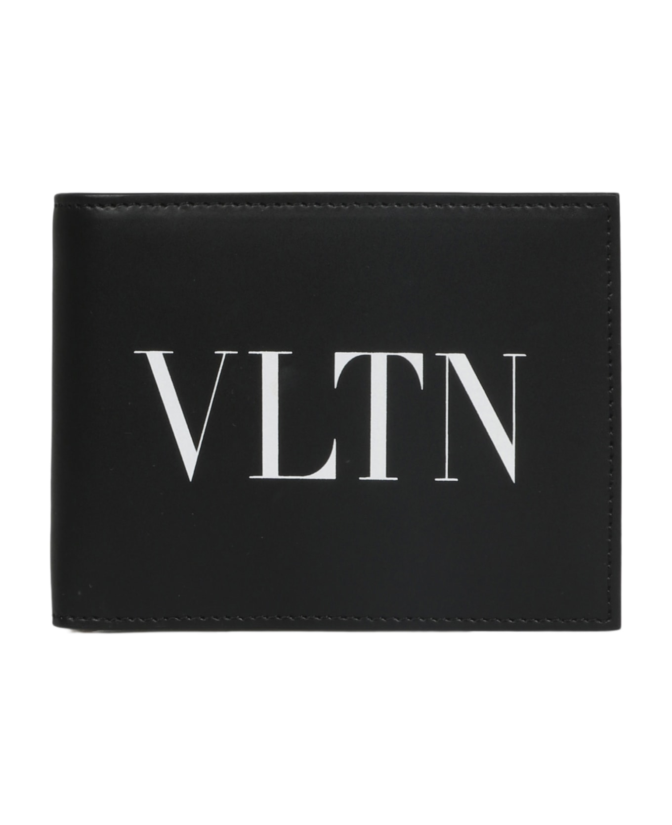 Valentino Garavani Vltn Clip Wallet - Black