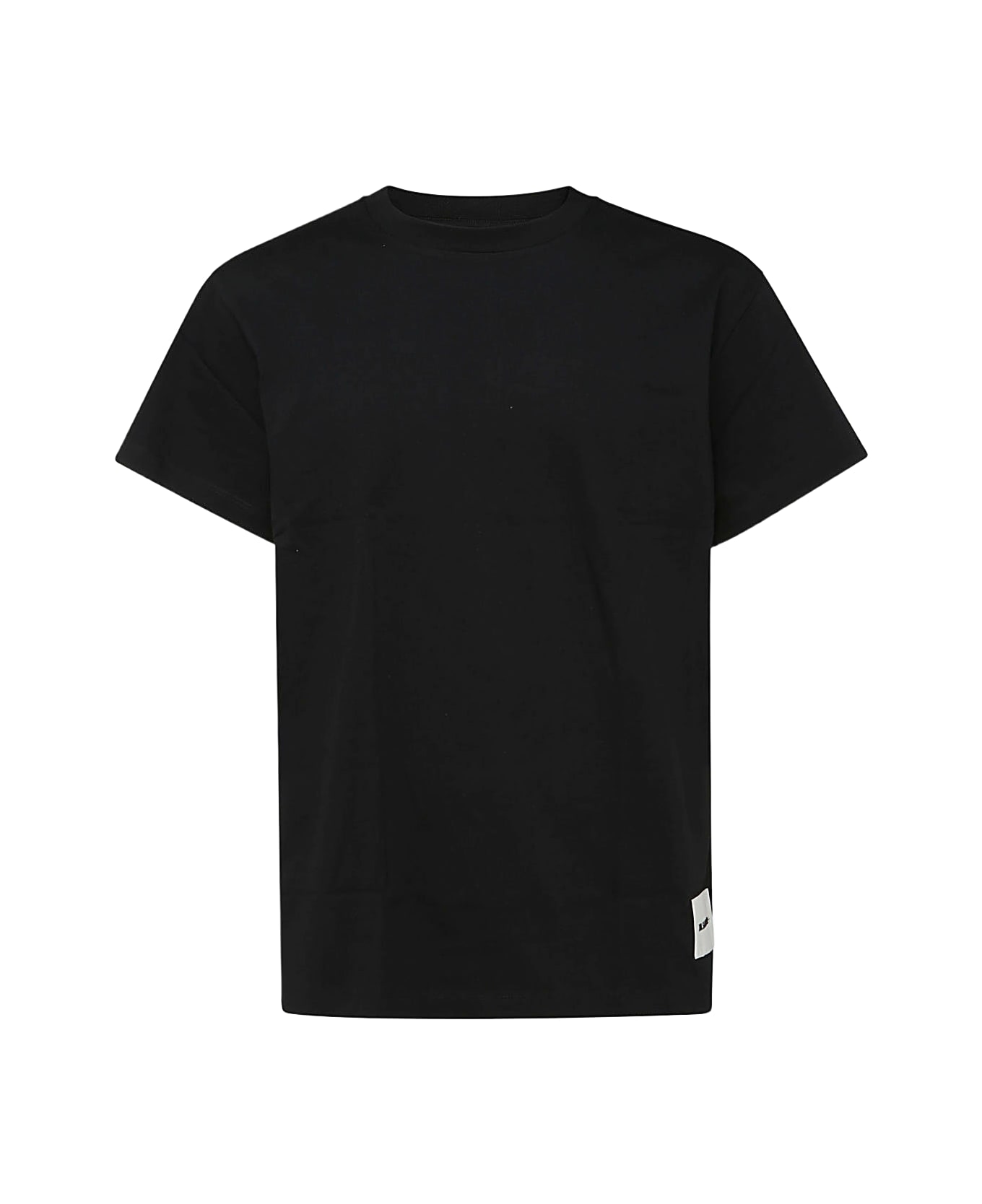 Jil Sander Black Cotton 3-pack T-shirt - BLACK/BLACK/BLACK