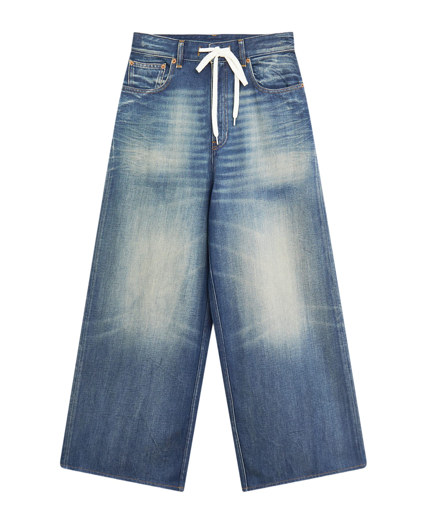 MM6 Maison Margiela 5 Pocket Jeans - Cyan