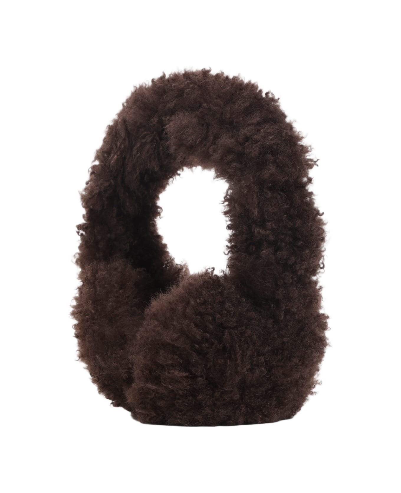 Yves Salomon Lamb Earmuffs - Mocha