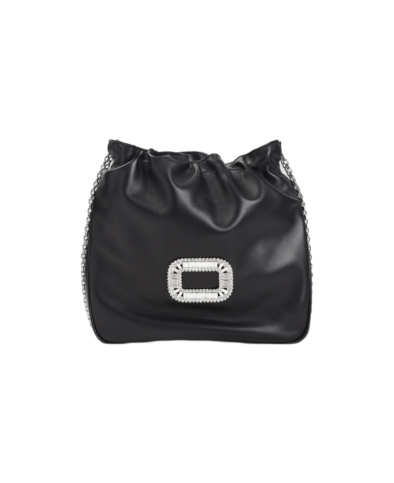Roger Vivier Pilgrim Pocket Mini Clutch - Nero