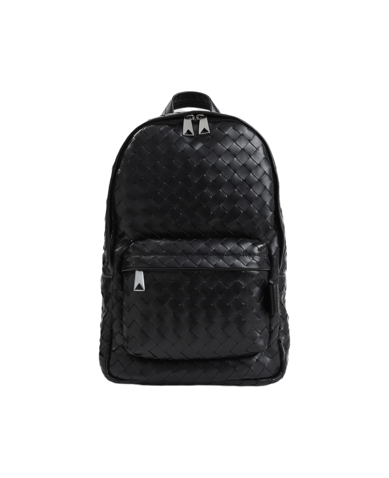 Bottega Veneta Avenue Leather Backpack - Black