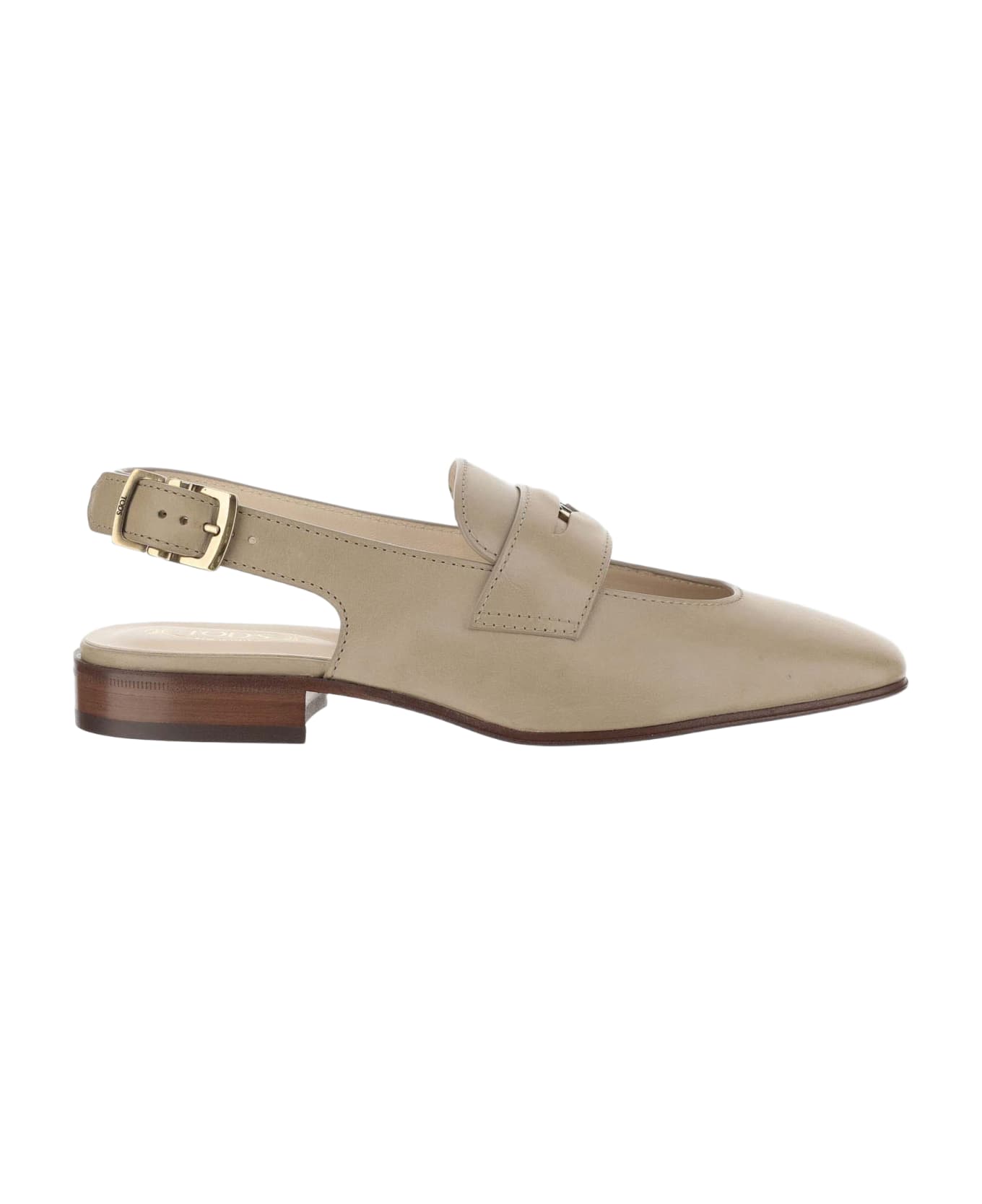 Tod's Cut Out Detailed Penny Loafers - Beige
