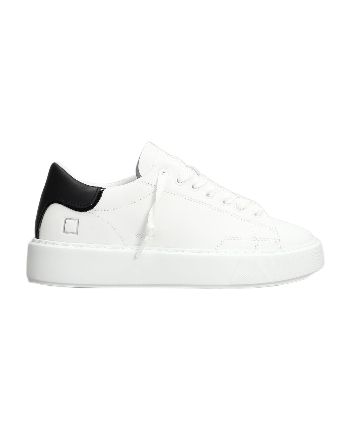 D.A.T.E. Sfera Sneakers In White Leather - White