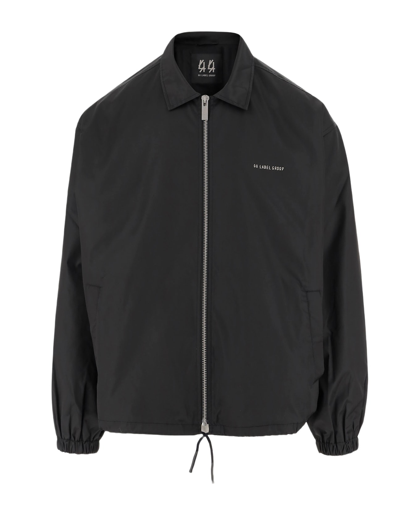 44 Label Group Jackettour Coach In Cotton - BLACK