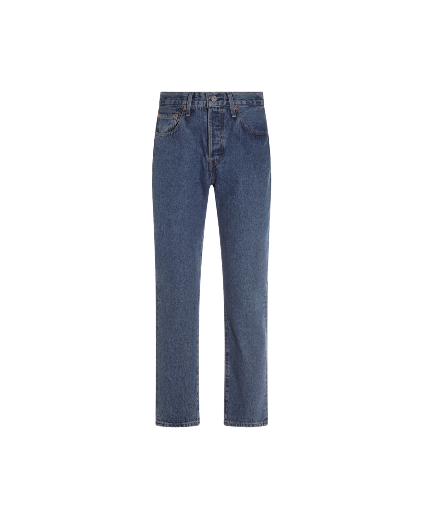 Levi
s Blue Cotton 501 Cotton Denim Jeans