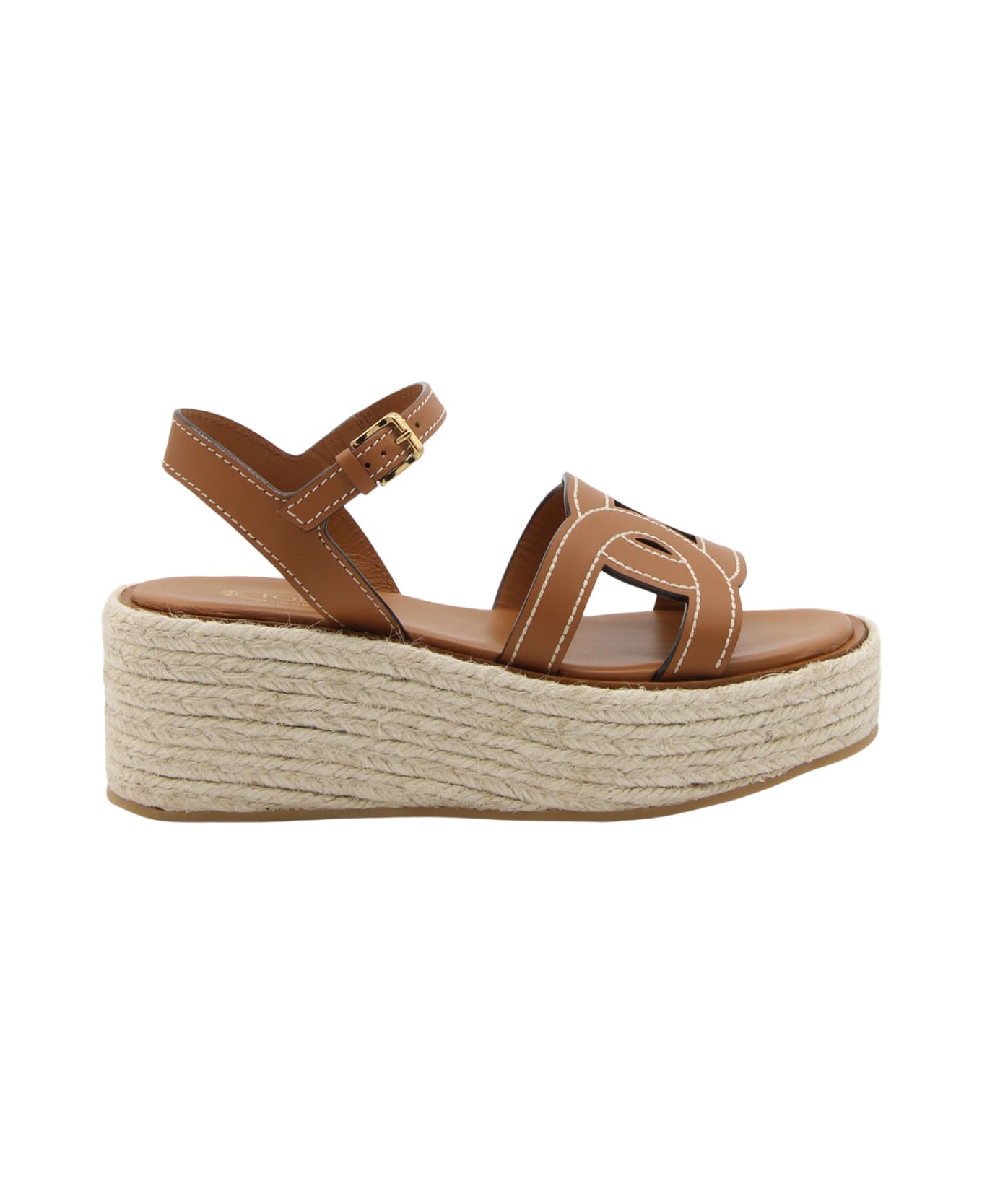Tod's Brown Leather Kate Sandals - Brown