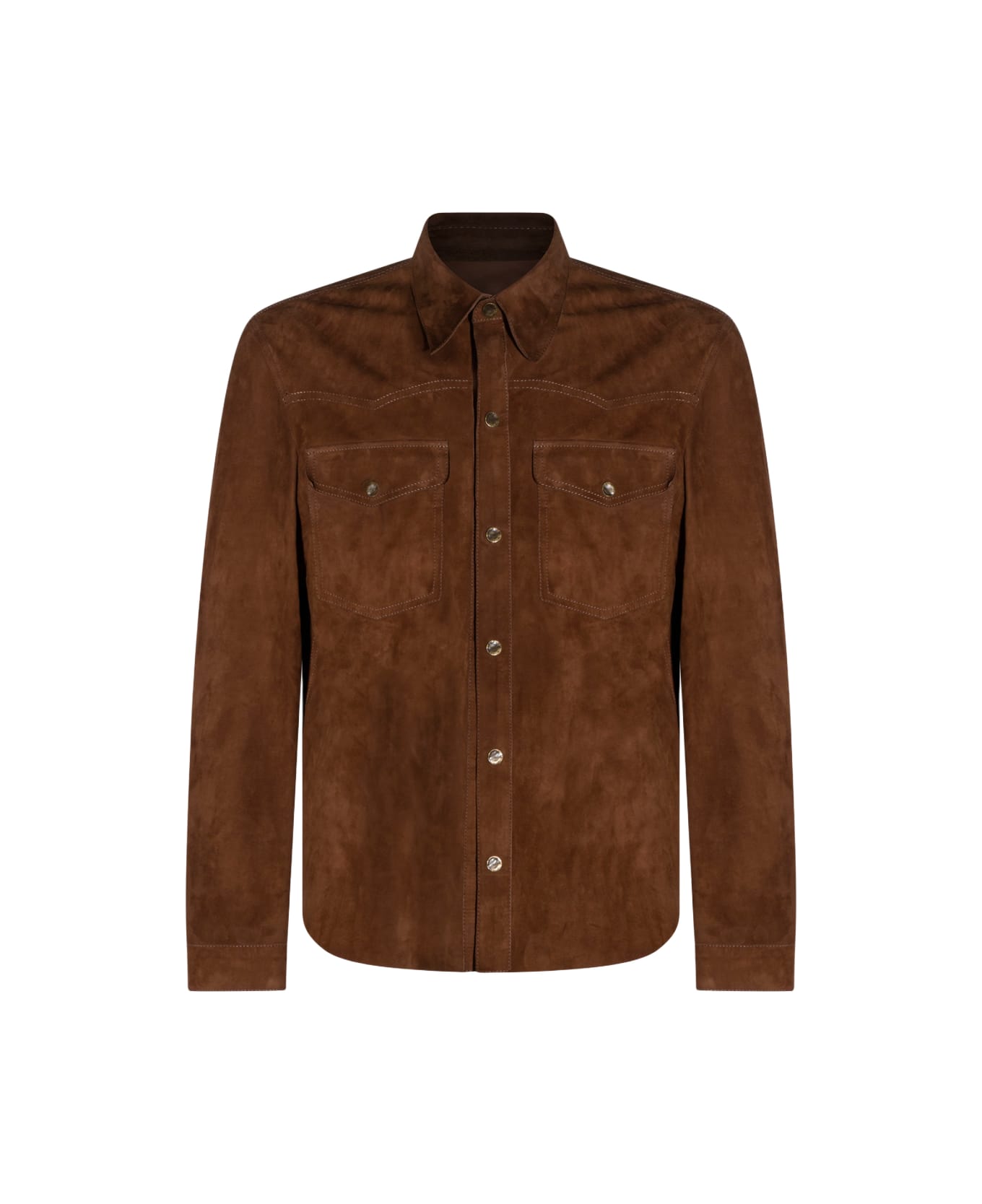 Salvatore Santoro Brown Leather Jacket