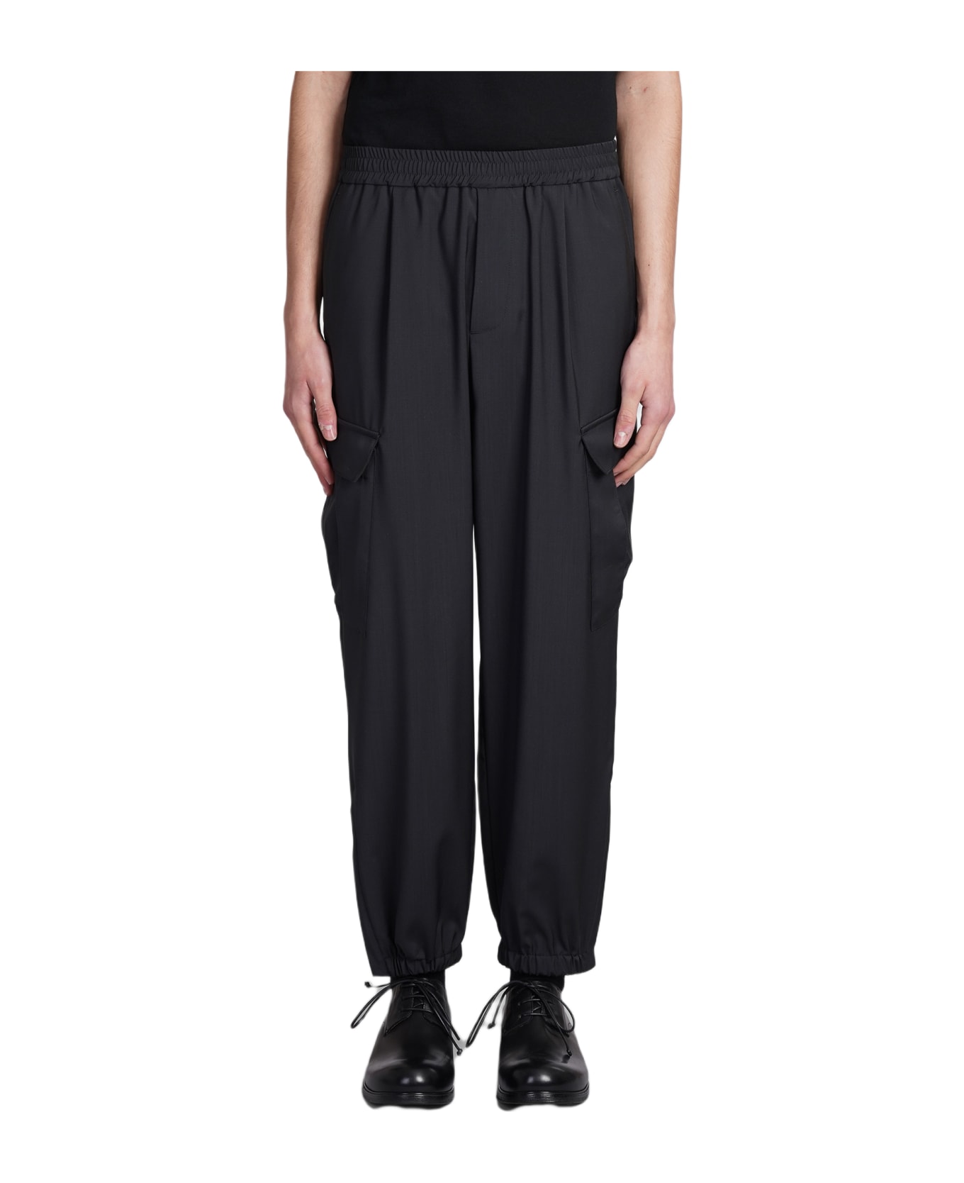 Barena Rambagio Pants In Black Wool - black スウェットパンツ