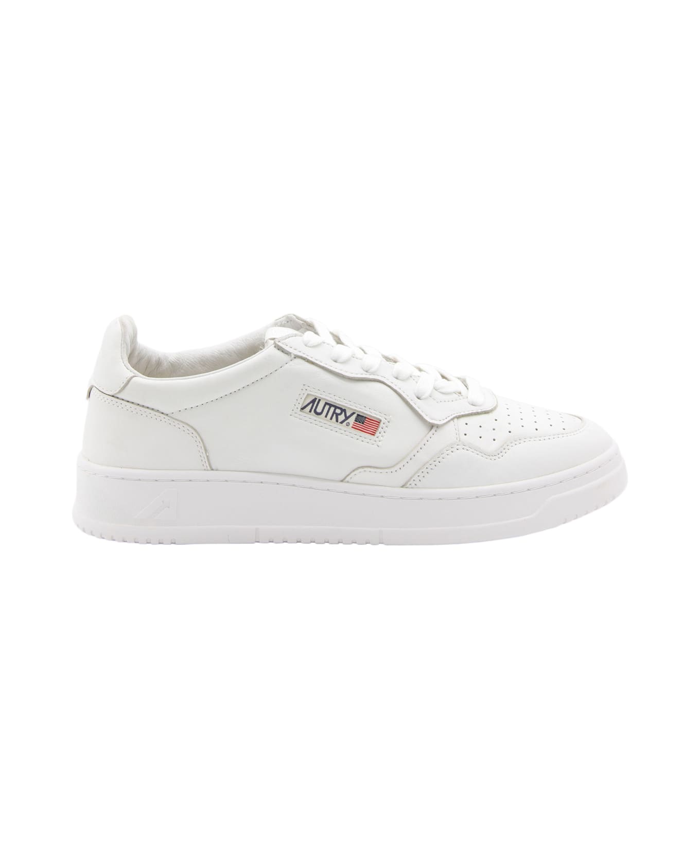 Autry White Leather Medalist Sneakers - White スニーカー
