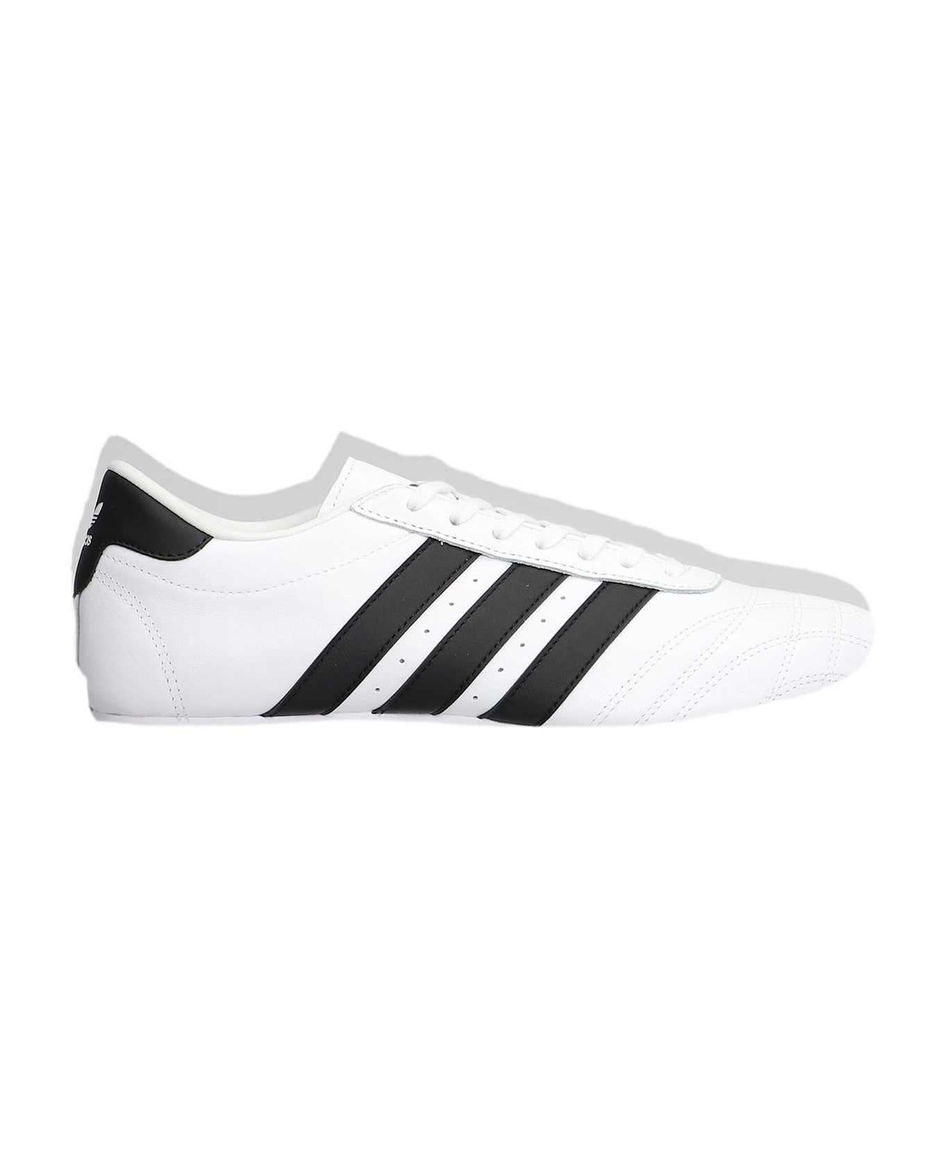 Adidas Taekwondo Lace Sneakers In White Leather - white
