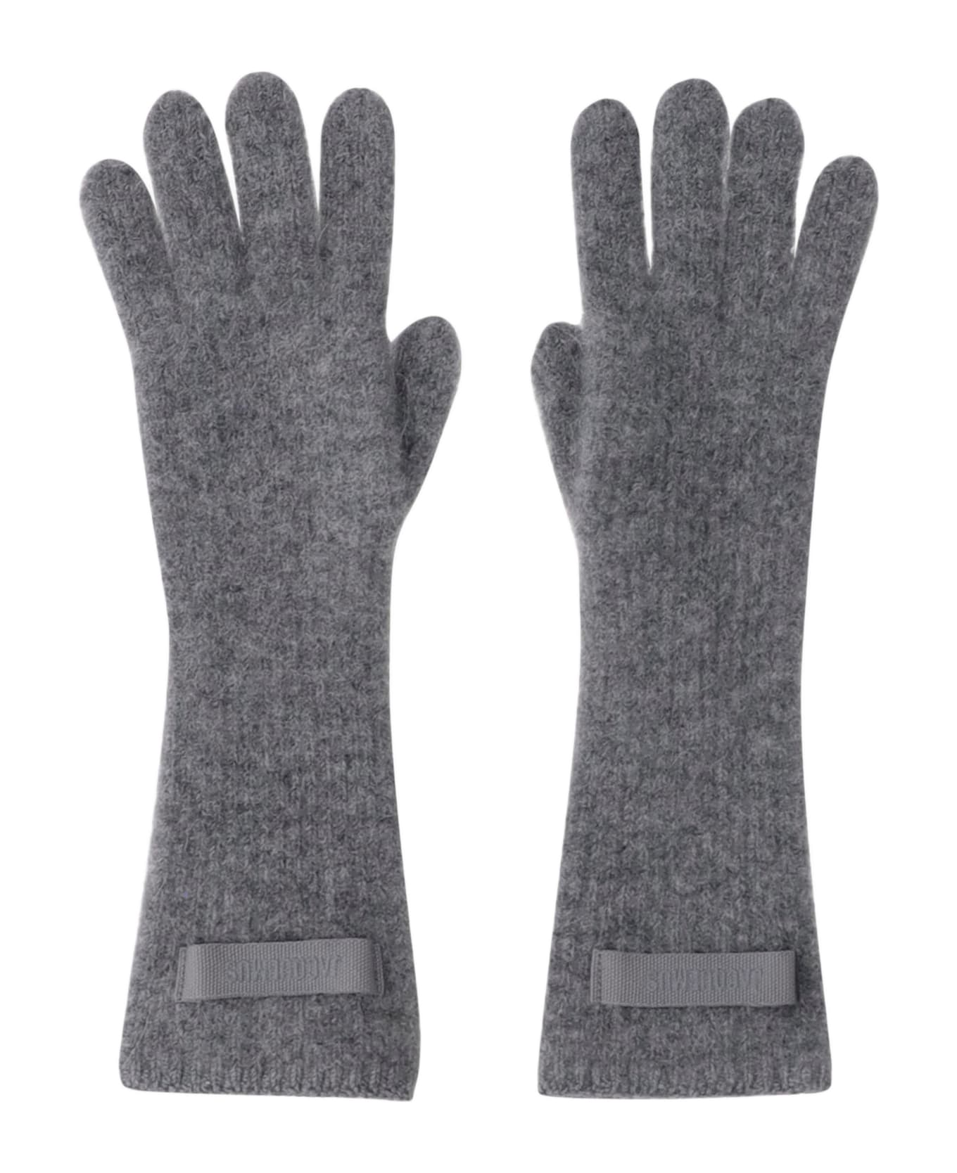 Jacquemus Wool Blend Gloves - Grey