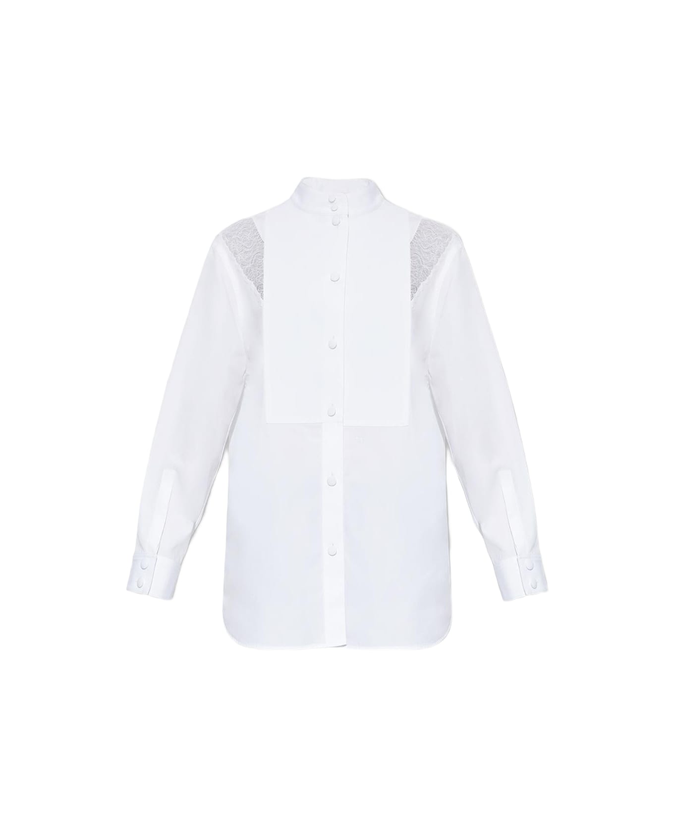 Burberry Shirt With Lace Inserts - White シャツ