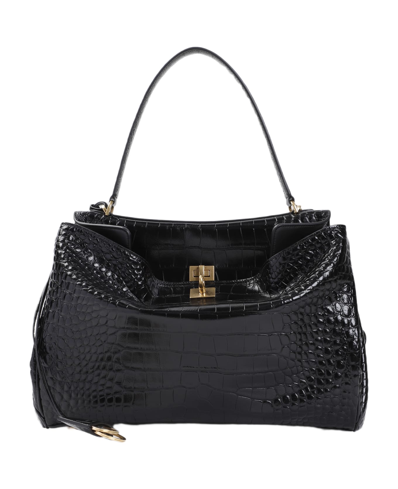Balenciaga Rodeo Top Handle M Handbag - Black
