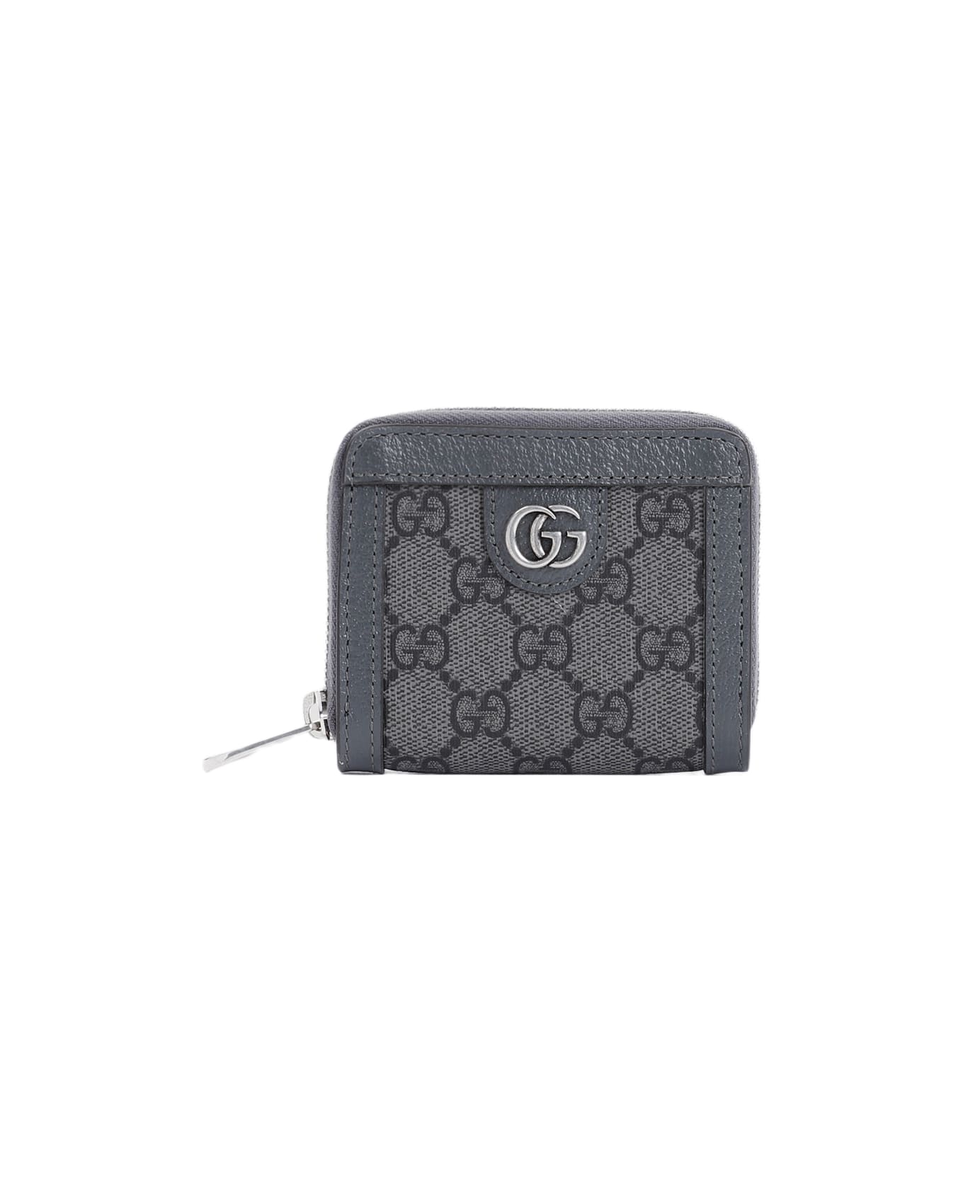 Gucci Gg Supreme Wallet - Grey Black Grap.grey