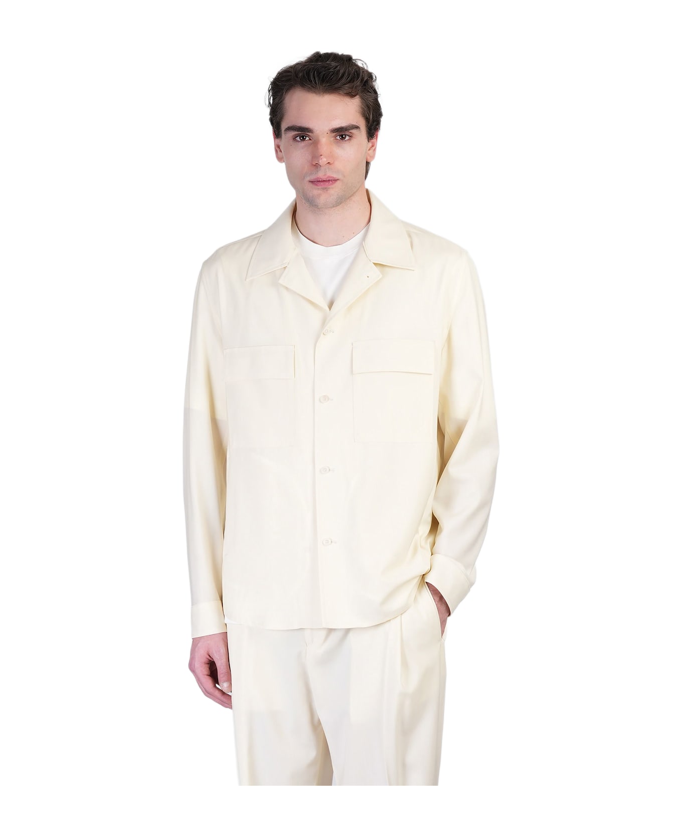 Briglia 1949 John Casual Jacket In Beige Wool - beige