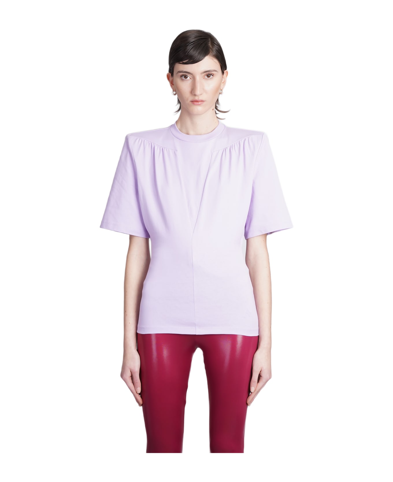 The Attico T-shirt 'jewel' With Cut-out Details