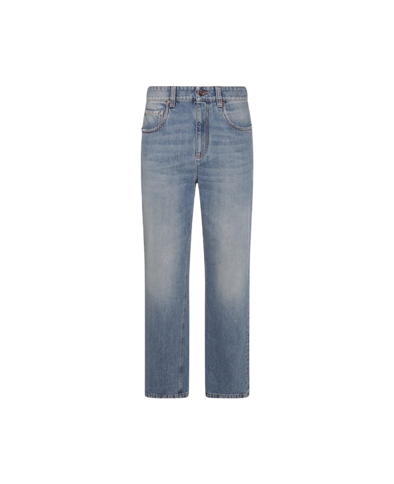 BRUNELLO CUCINELLI ホワイト スリムフィット デニム　48 Brunello Cucinelli - Slim-Fit Denim Jeans - Men - White