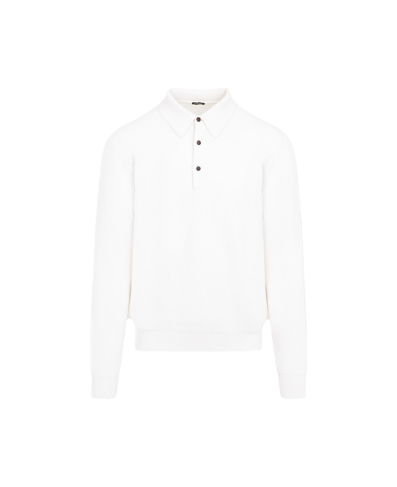 Kiton Knit Polo - Bianco