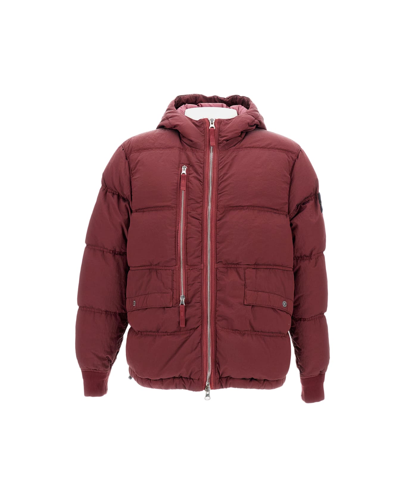 Stone Island Puffer Jacket - Red