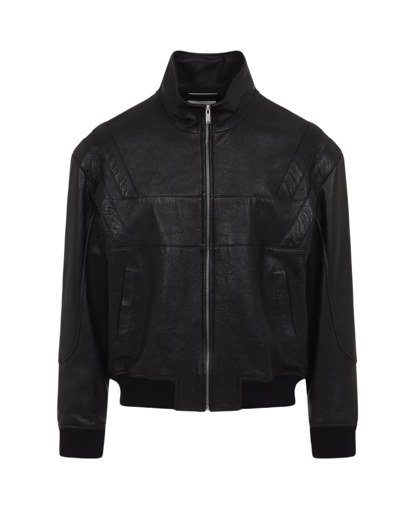 Saint Laurent Leather Jacket - Noir