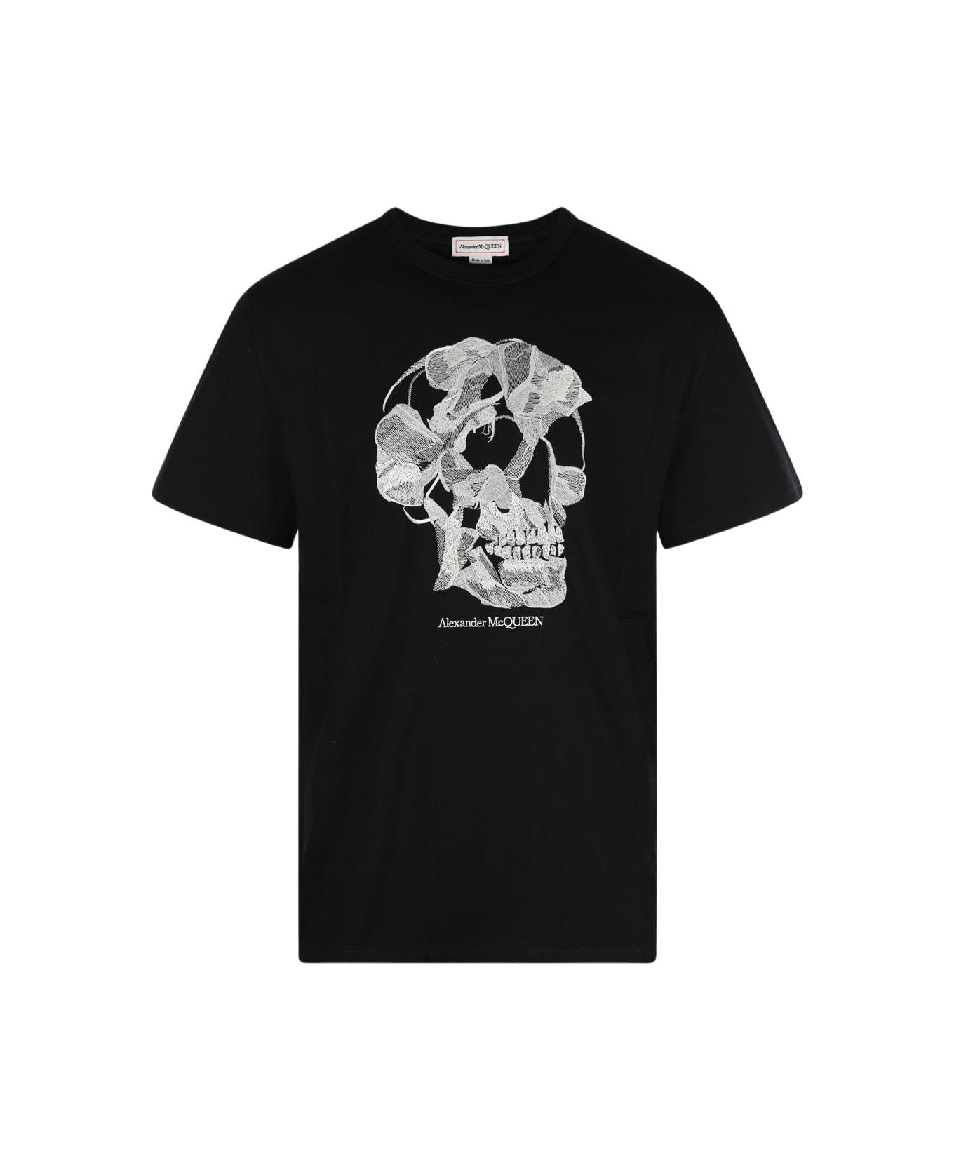 Alexander McQueen Black Cotton T-shirt - Black