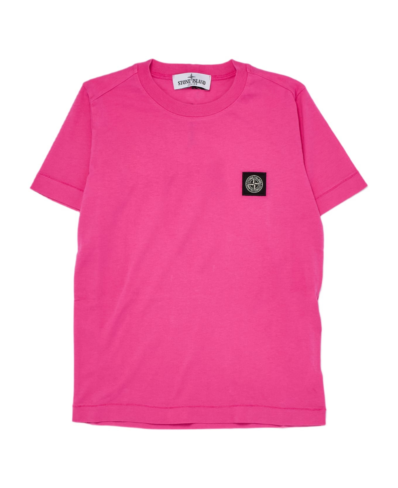 Stone Island Junior T-shirt T-shirt - FUXIA Tシャツ＆ポロシャツ
